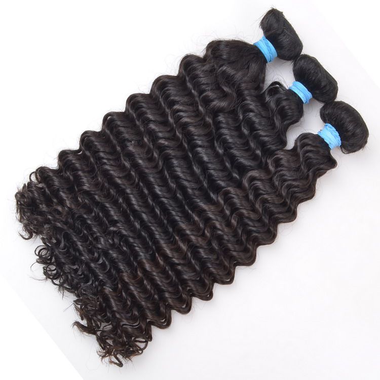 Brazilian Blue Rubber Band-Loose Curly