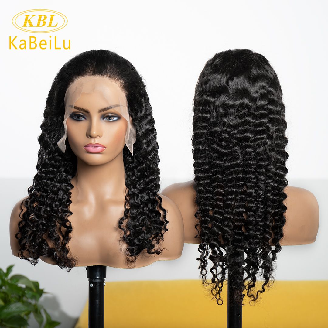 13x6 180% Transparent Lace Frontal Wig-Deep Wave