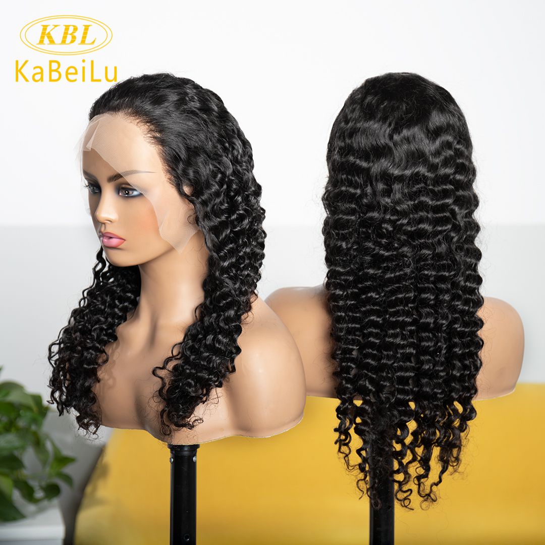 13x6 180% Transparent Lace Frontal Wig-Deep Wave